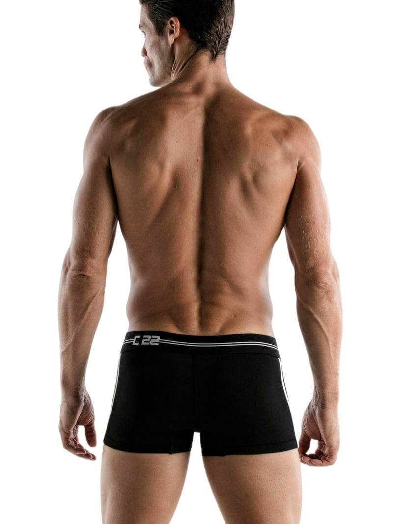 CODE22 Mens Padded Boxer Trunk with Power Shape Enhancement Padding