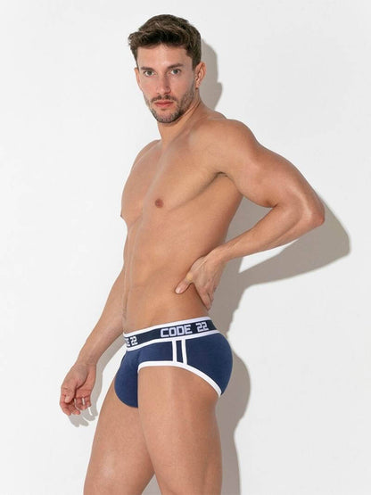CODE22 Men's Padded Brief with Power Shape Enhancement Padding