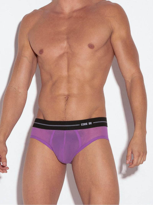 CODE22 Men's Sheer Mesh Brief