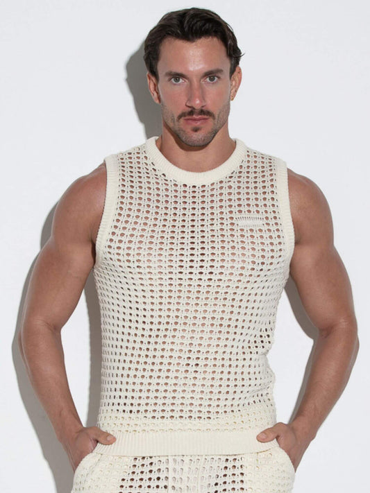 CODE 22 Diamond Knit Tank Top