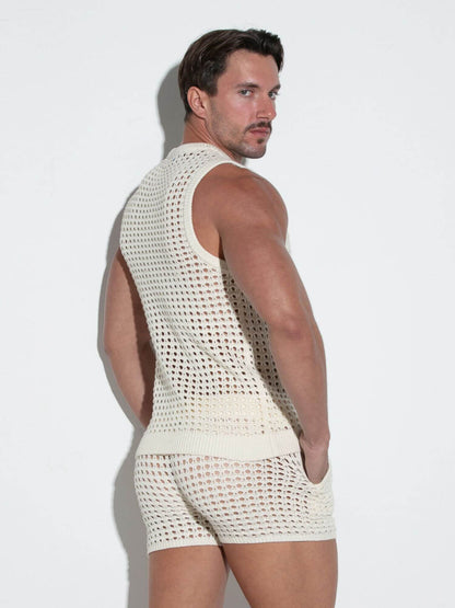 CODE 22 Diamond Knit Tank Top