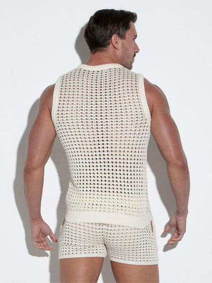 CODE 22 Diamond Knit Tank Top