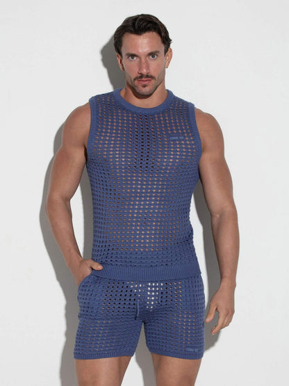 CODE 22 Diamond Knit Tank Top