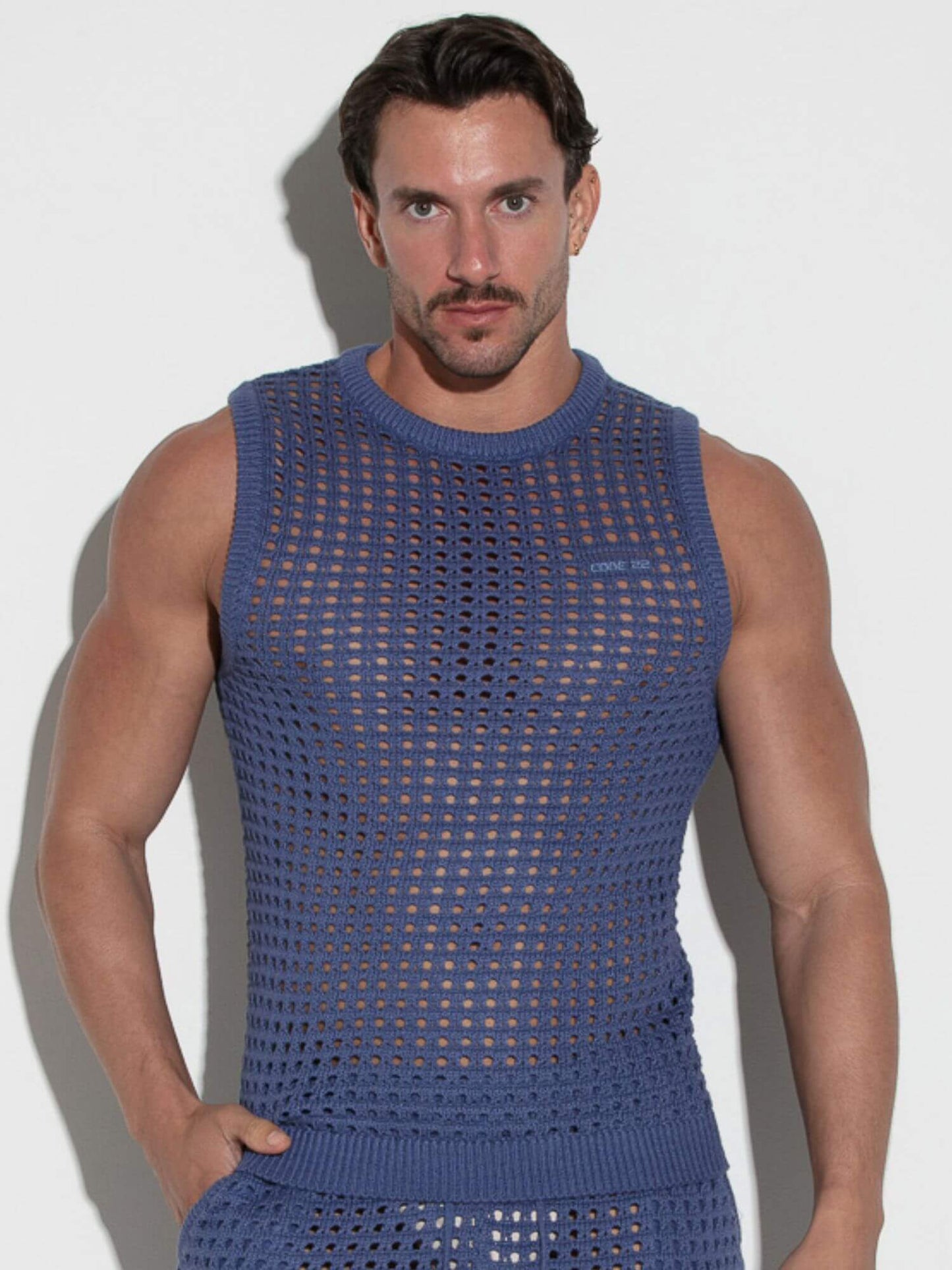 CODE 22 Diamond Knit Tank Top