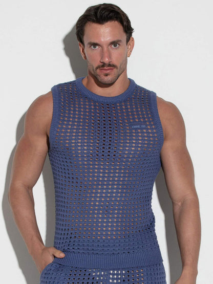 CODE 22 Diamond Knit Tank Top