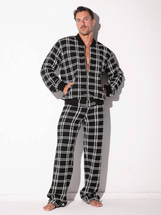 CODE22 Cameron Plaid Bomber Jacket