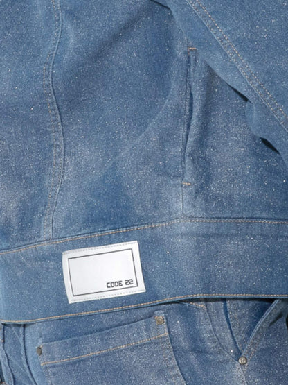 CODE 22 Denim Sparkle Jacket, product photograph