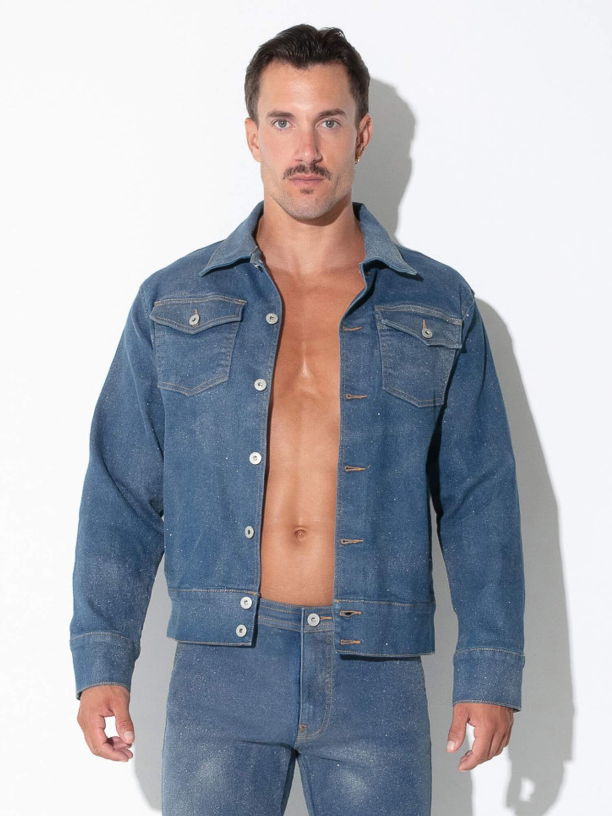 CODE 22 Denim Sparkle Jacket, product photograph