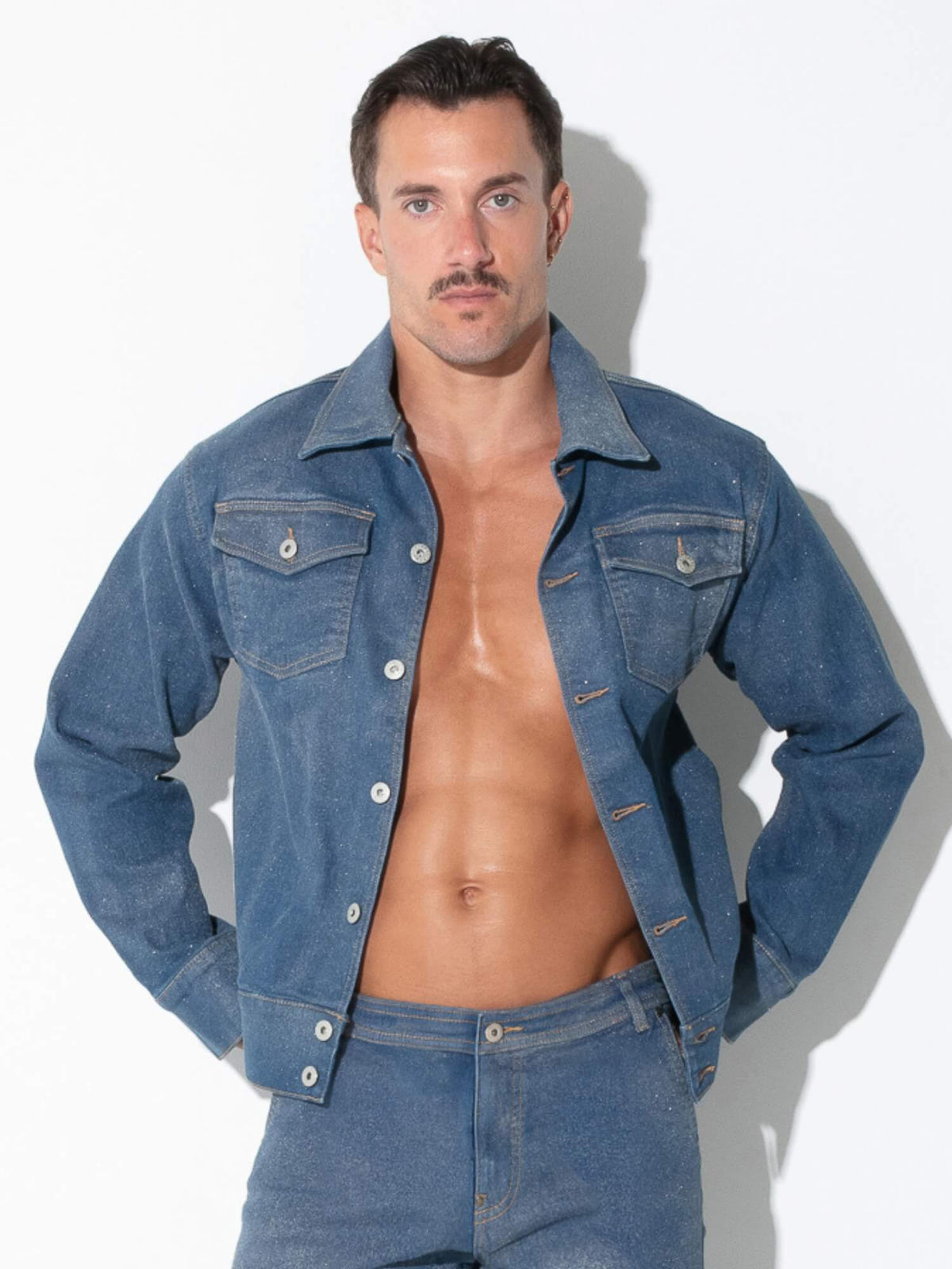 CODE 22 Denim Sparkle Jacket, product photograph