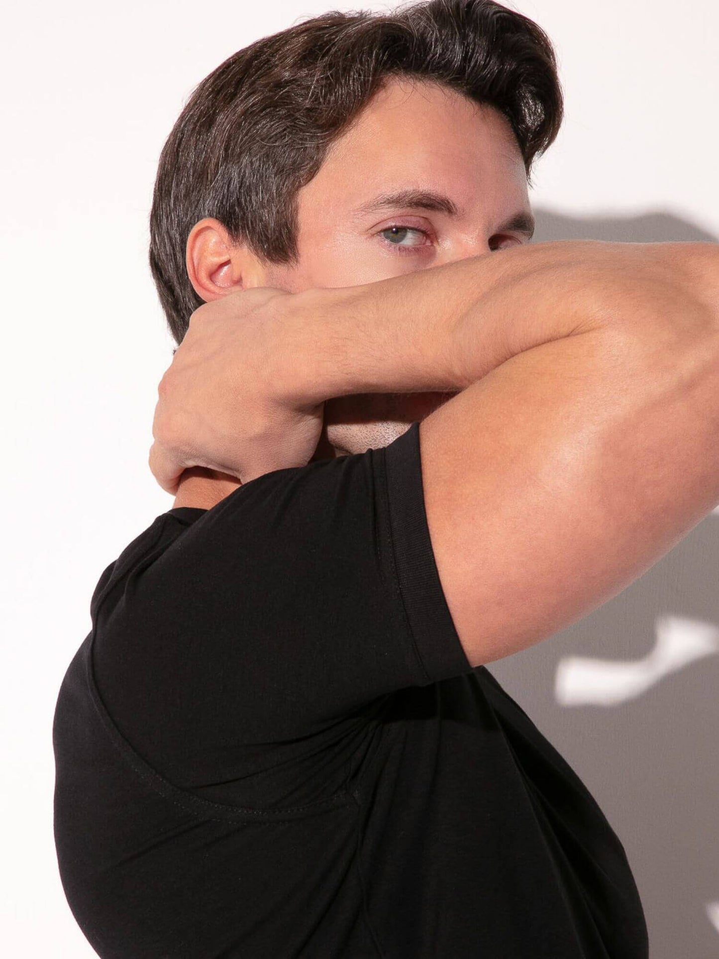 CODE 22 Essential Modal T-Shirt – Breathable Stretch Slim Fit Men’s Summer Tee