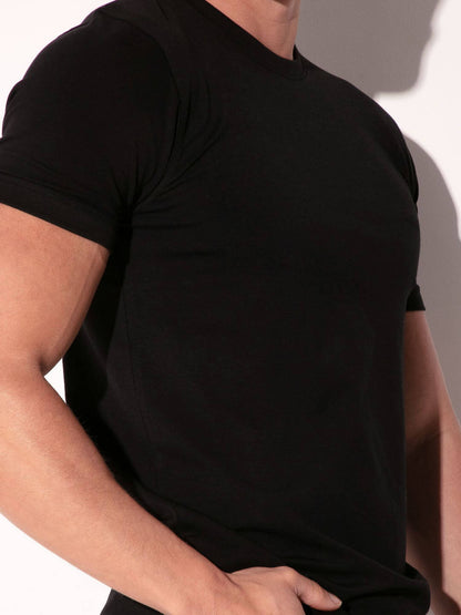 CODE 22 Essential Modal T-Shirt – Breathable Stretch Slim Fit Men’s Summer Tee