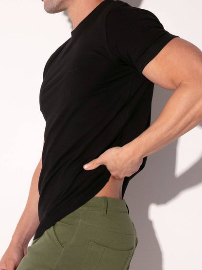 CODE 22 Essential Modal T-Shirt – Breathable Stretch Slim Fit Men’s Summer Tee