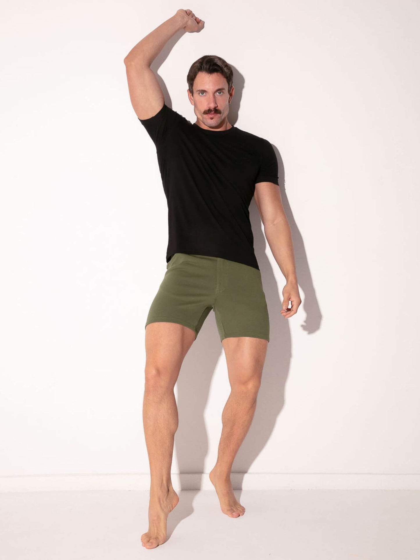 CODE 22 Essential Modal T-Shirt – Breathable Stretch Slim Fit Men’s Summer Tee