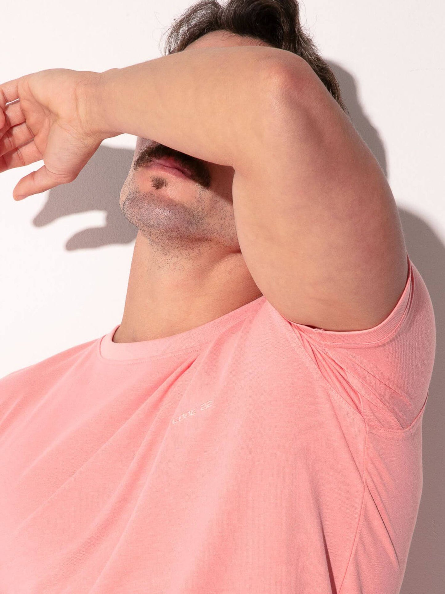 CODE 22 Essential Modal T-Shirt – Breathable Stretch Slim Fit Men’s Summer Tee