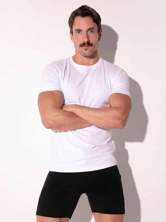 CODE 22 Essential Modal T-Shirt – Breathable Stretch Slim Fit Men’s Summer Tee