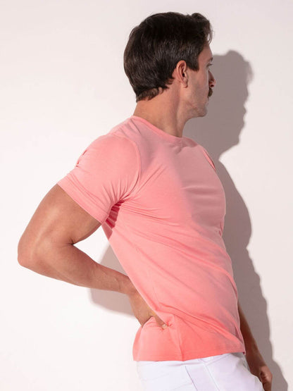 CODE 22 Essential Modal T-Shirt – Breathable Stretch Slim Fit Men’s Summer Tee