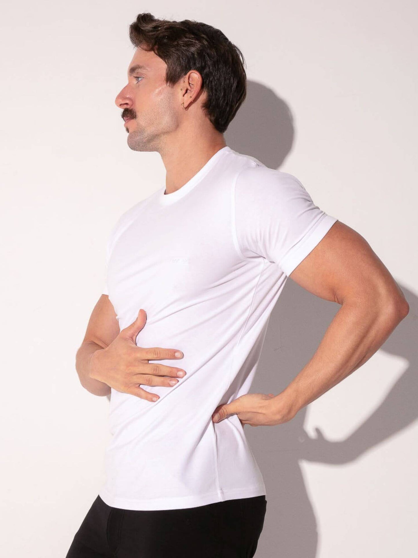 CODE 22 Essential Modal T-Shirt – Breathable Stretch Slim Fit Men’s Summer Tee