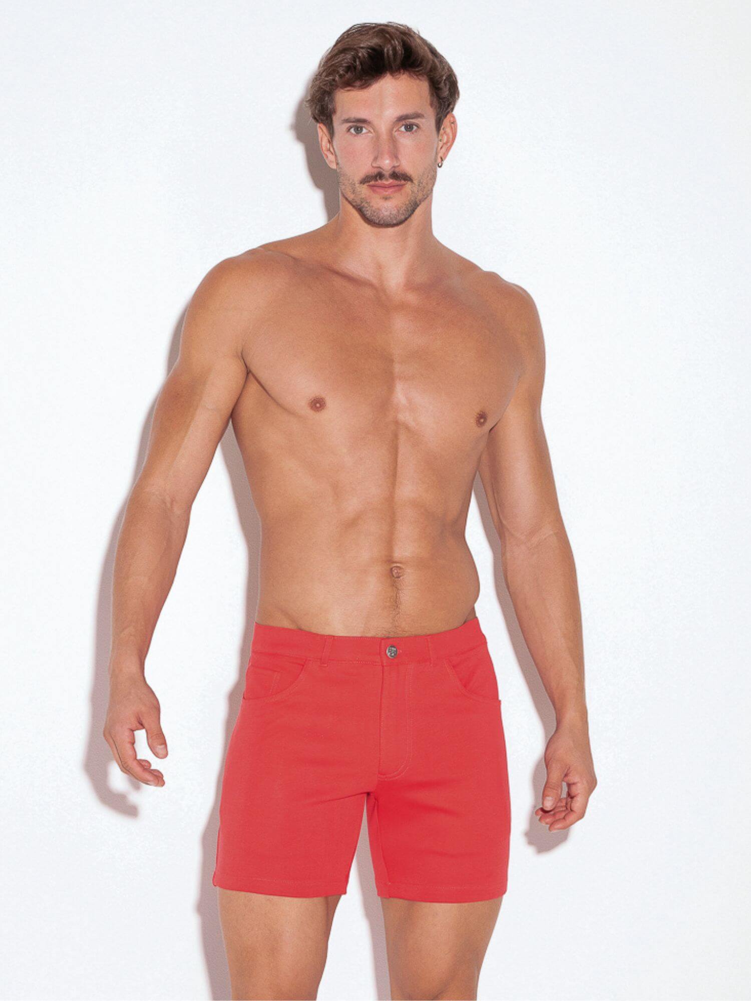 CODE22 Slim Fit Shorts – Men's 5-Pocket Stretch Shorts – VOCLA