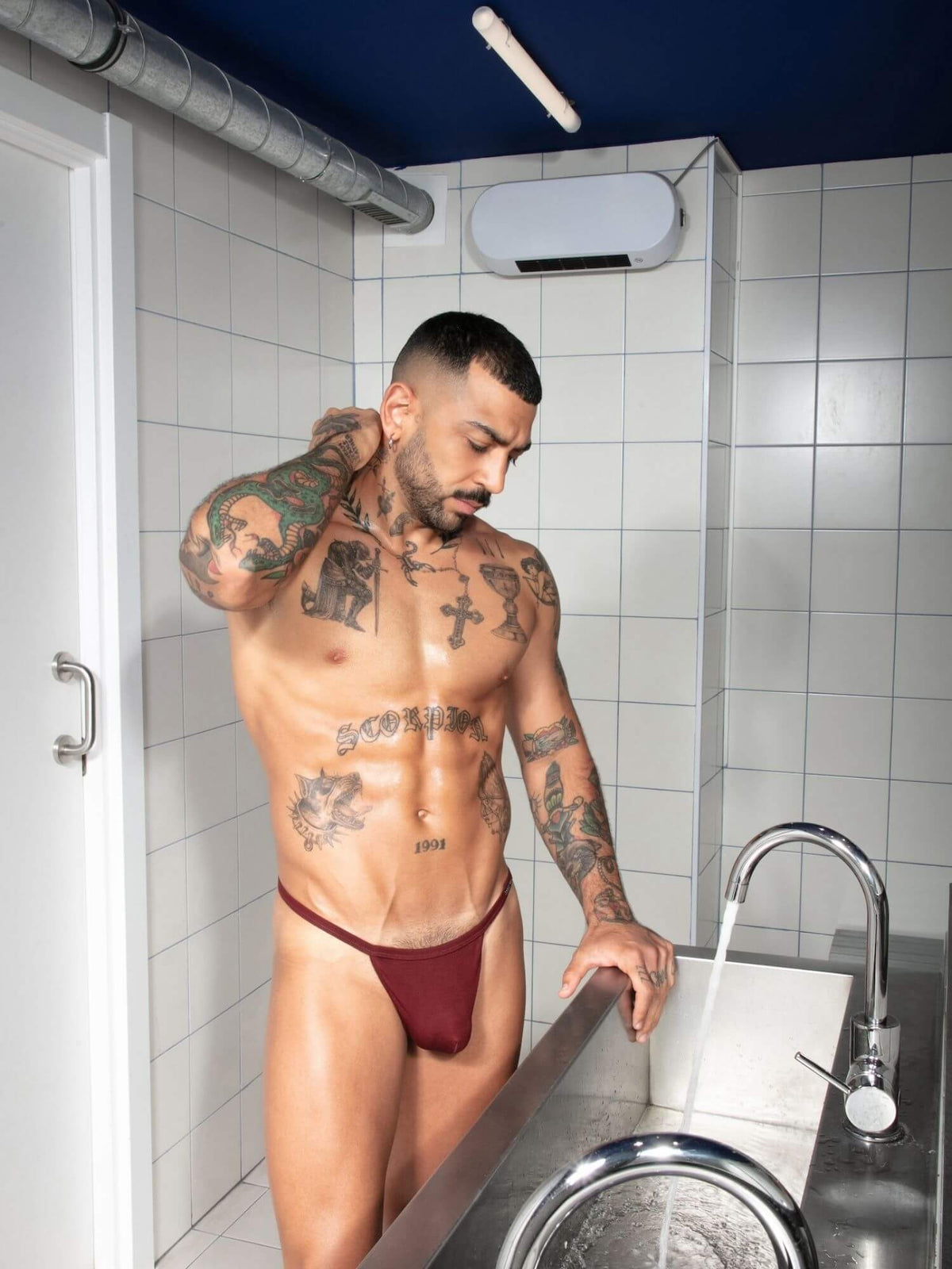 CODE 22 Pure men's underwear collection lifestyle photograph