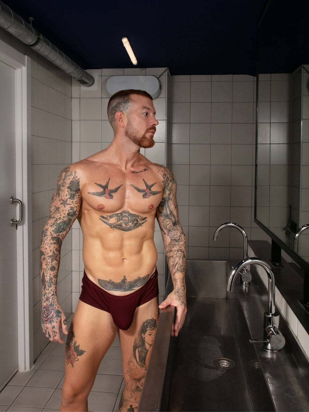 CODE 22 Pure men's underwear collection lifestyle photograph