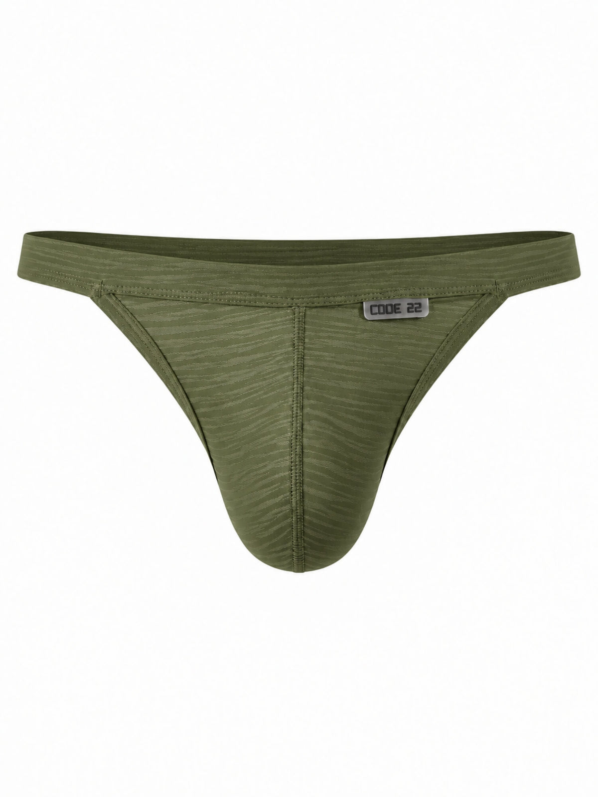 Ghost-mannequin product photograph of CODE 22 men's underwear