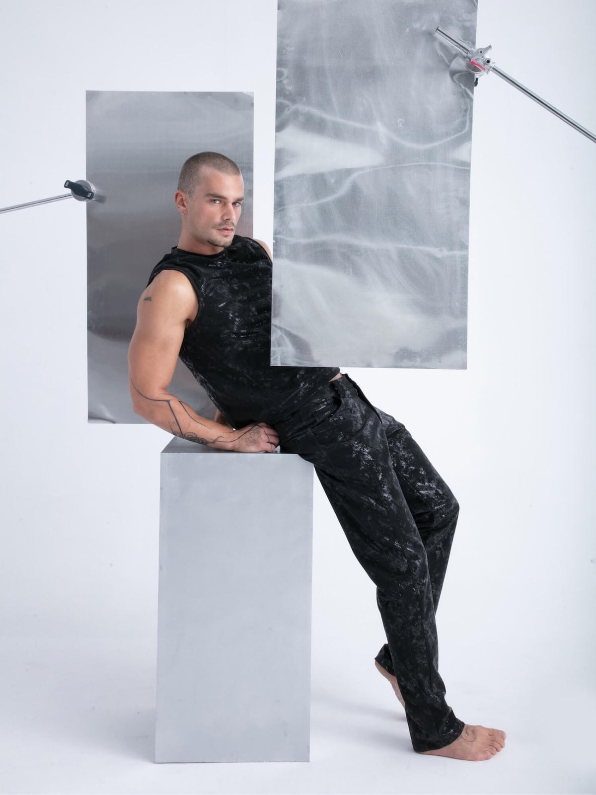 CODE 22 Vintage Leatherette Pant