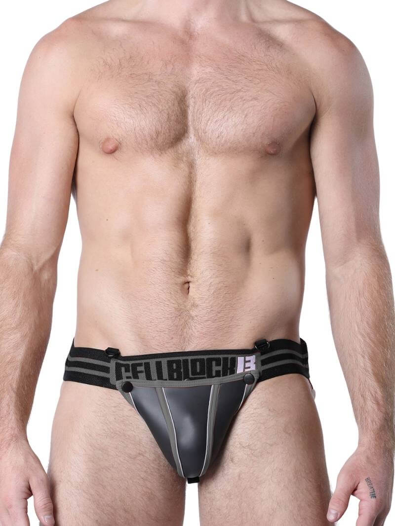 CellBlock13 Mercury Neoprene Jockstrap - C-Ring + Removable Pouch