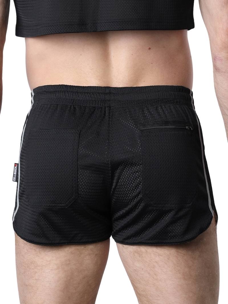 CellBlock13 Take Down Reversible Super-Short Legged Shorts