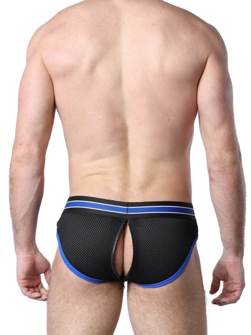 CellBlock13 Take Down Mesh Brief - Rear Zip + Removable Pouch