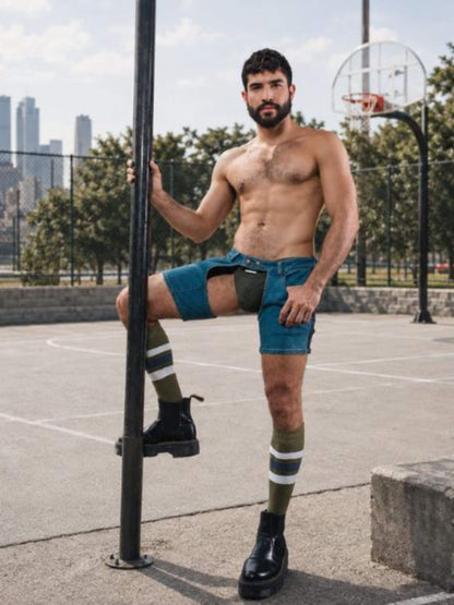CellBlock 13 Terry Denim Chaps Short