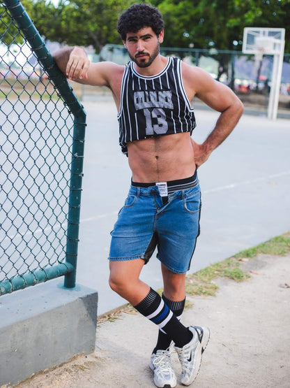 CellBlock 13 Full Court Striped Tank Top