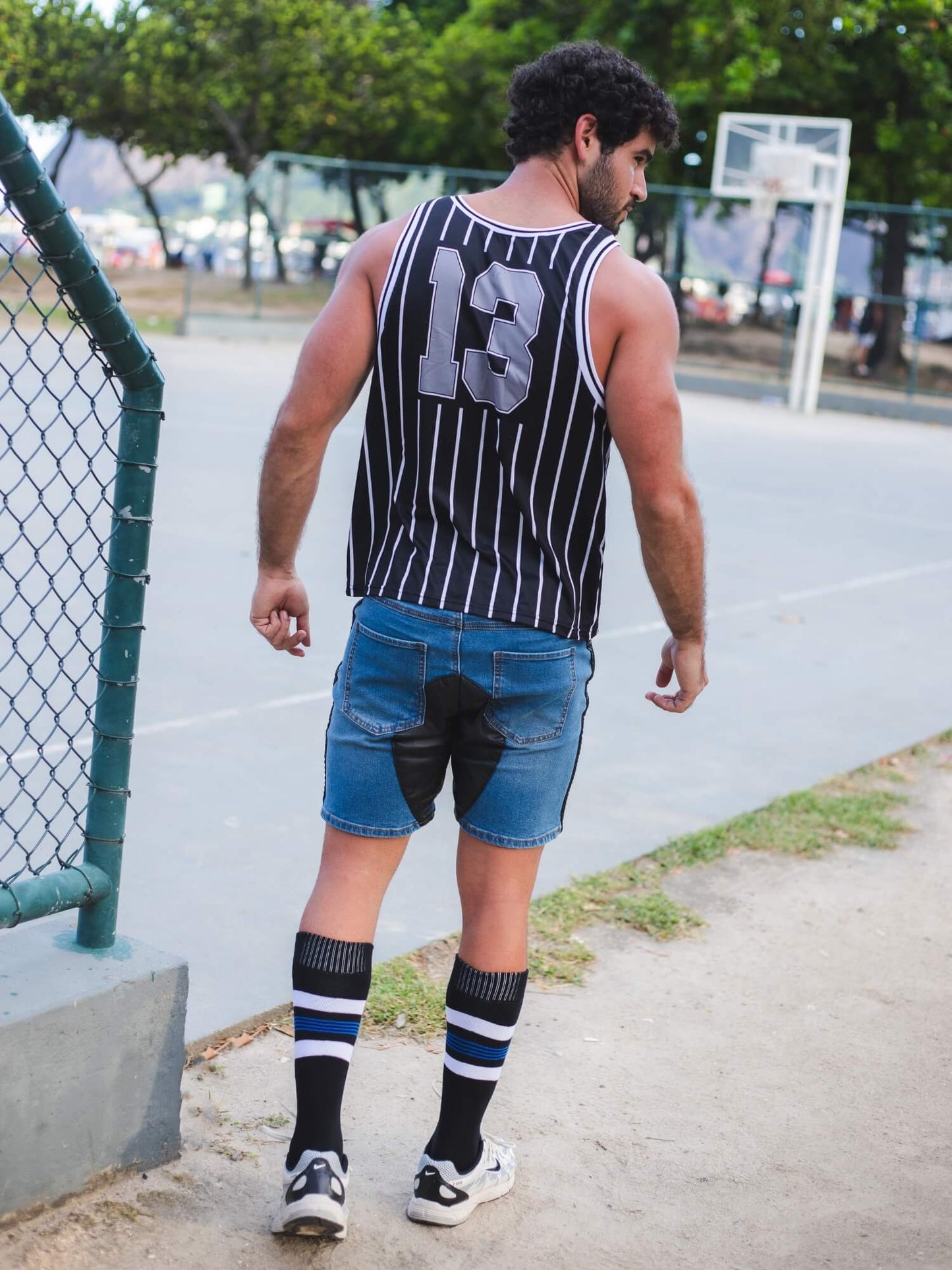 CellBlock 13 Full Court Striped Tank Top