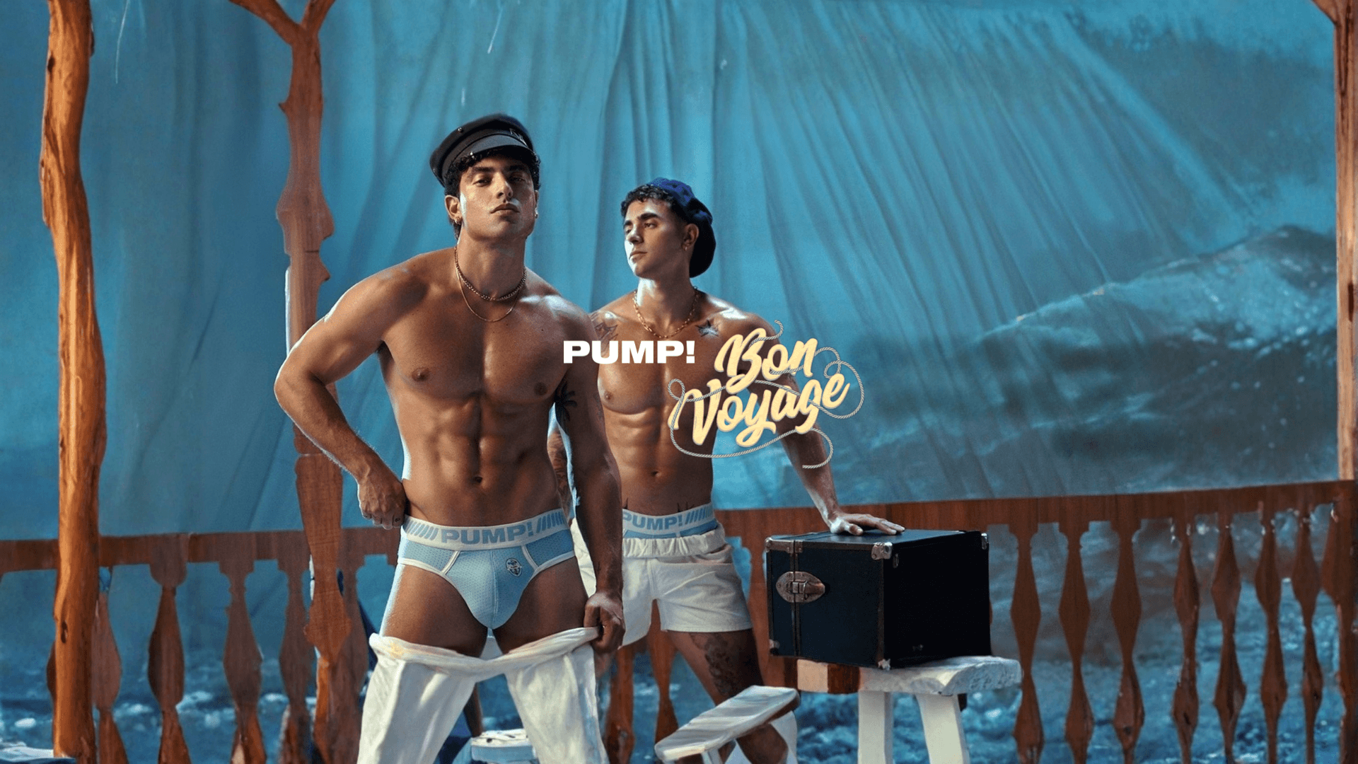 PUMP Underwear Bon Voyage Promotional Homepage Image