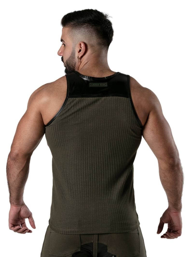 Locker Gear Ribbed Cotton Tank Top