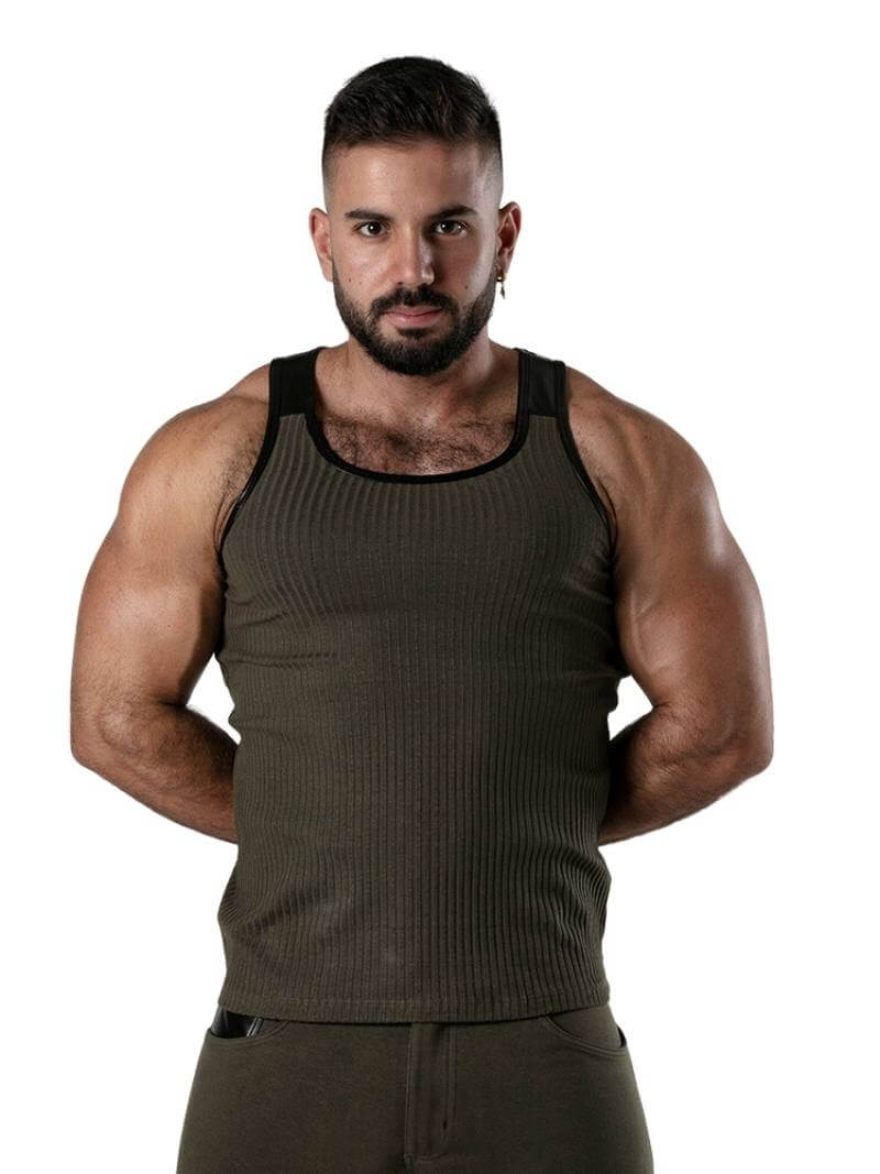 Locker Gear Ribbed Cotton Tank Top