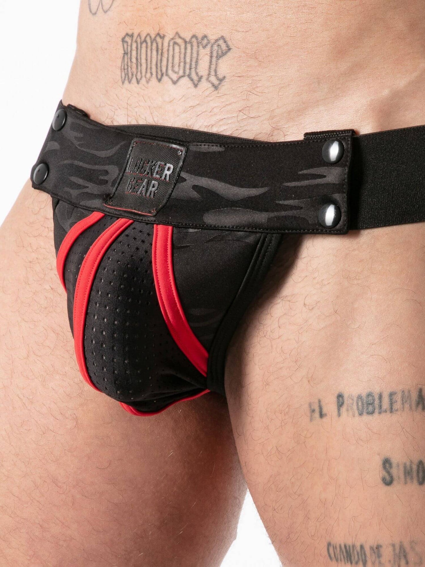 Locker Gear Full Military Access Jockstrap with Removable Pouch