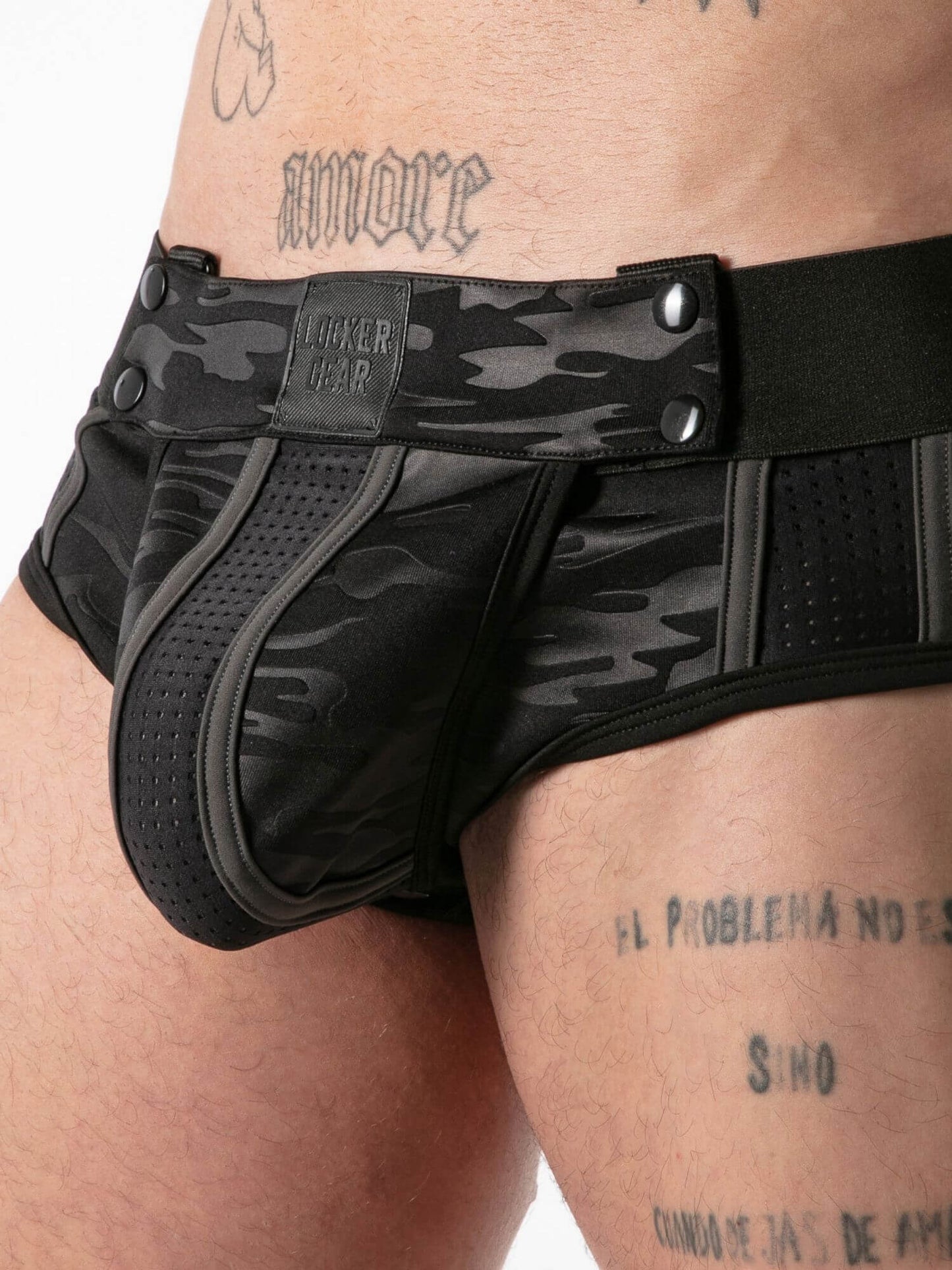 Locker Gear Full Military Access Jock Brief with Removable Pouch
