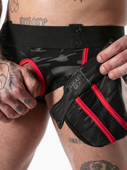 Locker Gear Full Military Access Jock Brief with Removable Pouch