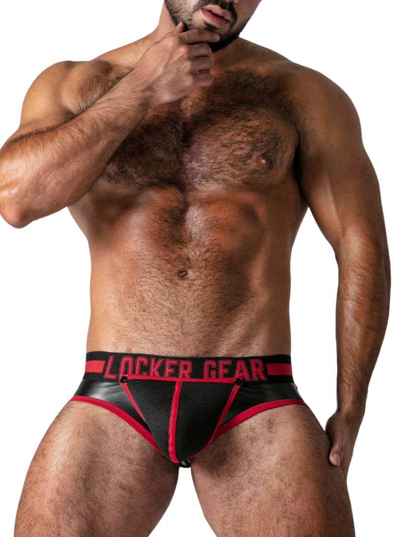 Locker Gear Full Access Brief - Rear Zip + Removable Pouch