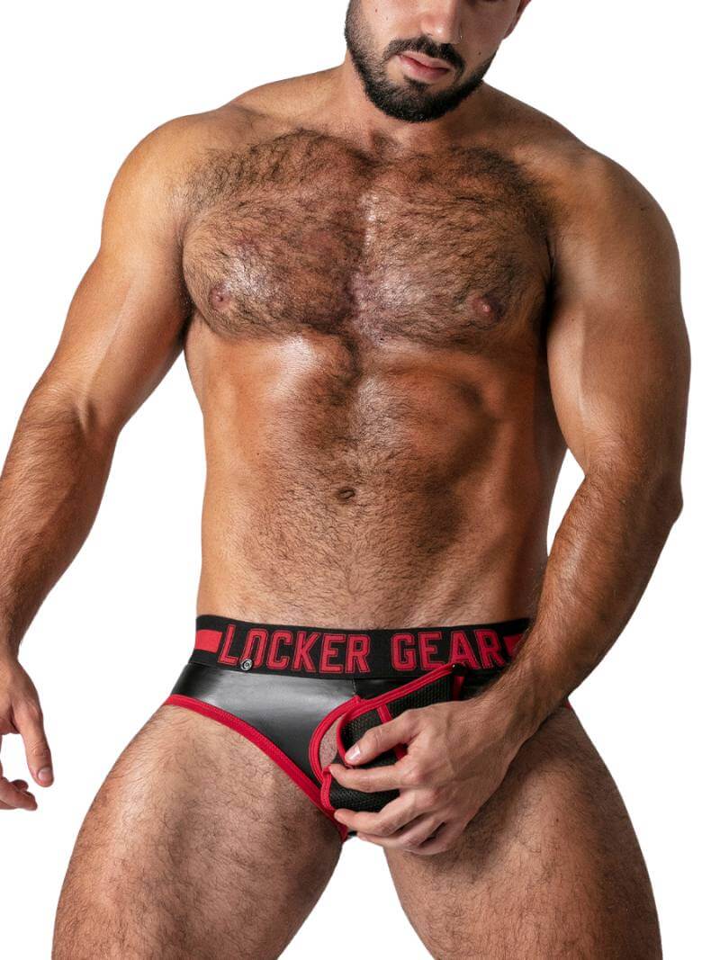 Locker Gear Full Access Brief - Rear Zip + Removable Pouch