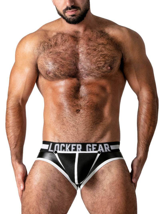 Locker Gear Full Access Brief - Rear Zip + Removable Pouch