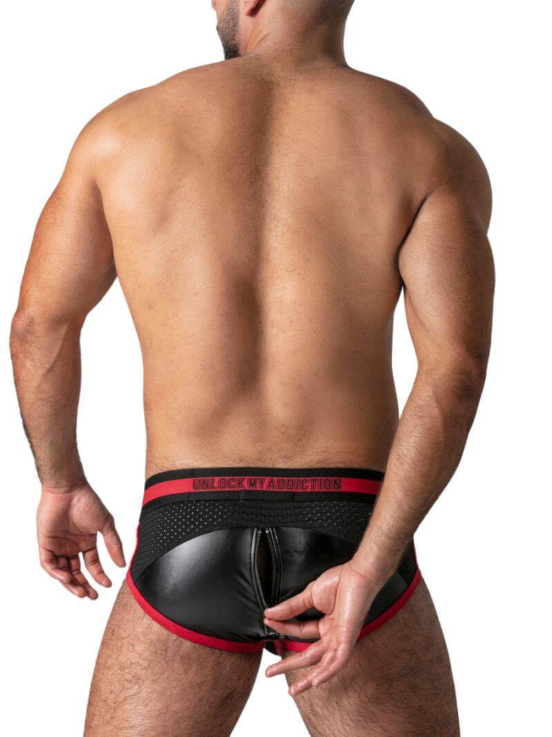 Locker Gear Full Access Brief - Rear Zip + Removable Pouch