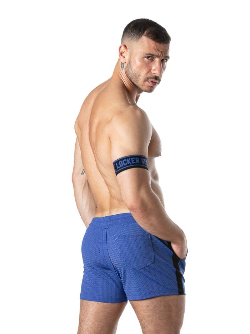 Locker Gear Sports Mesh Short with Rear Zipper