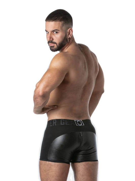 Men's Locker Gear Punch Hole Trunk - Rear Zip + Removable Pouch