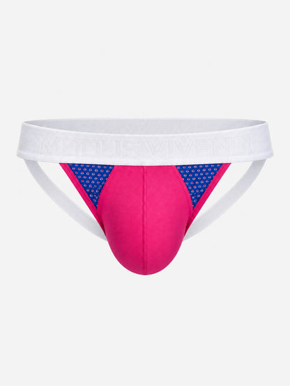MODUS VIVENDI Net Jersey Colourful Jockstrap