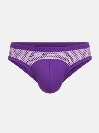 MODUS VIVENDI Net Jersey Colourful Super-Low-Cut Brief