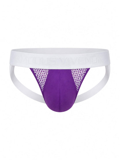 MODUS VIVENDI Net Jersey Colourful Jockstrap