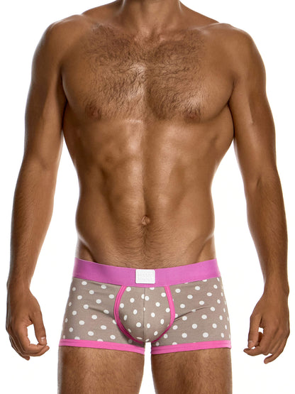 MODUS VIVENDI Polka Dot Cotton Boxer Trunk