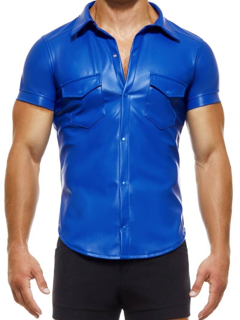 Modus Vivendi Mens Leather Shirts