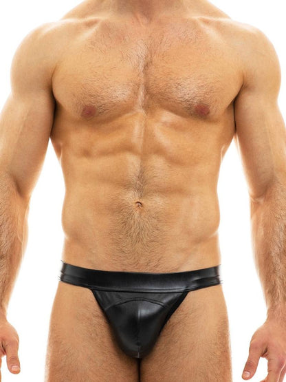 MODUS VIVENDI Leather Look Tanga Brief